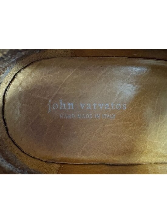 John Varvatos Collection Venetian Leather Loafers sz 9.5 c: Black Handmade Italy main image 6